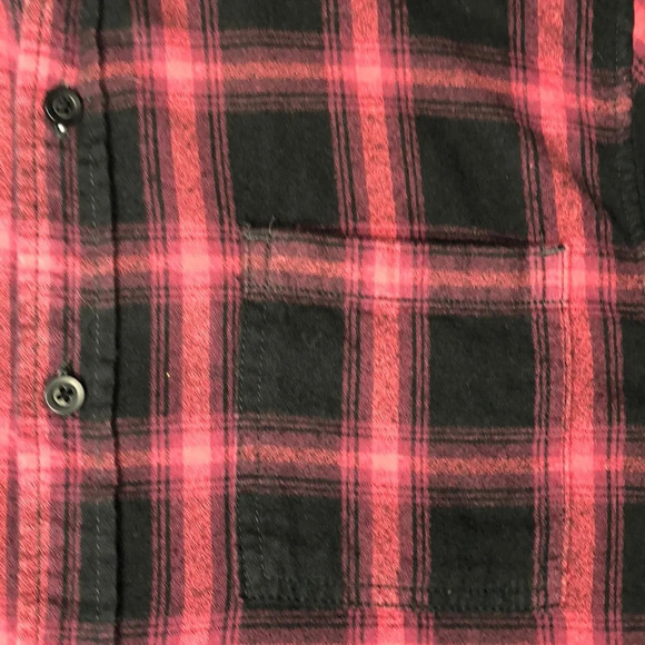 On The Byas Plaid Flannel Long Sleeve Shirt - Picture 3 of 7